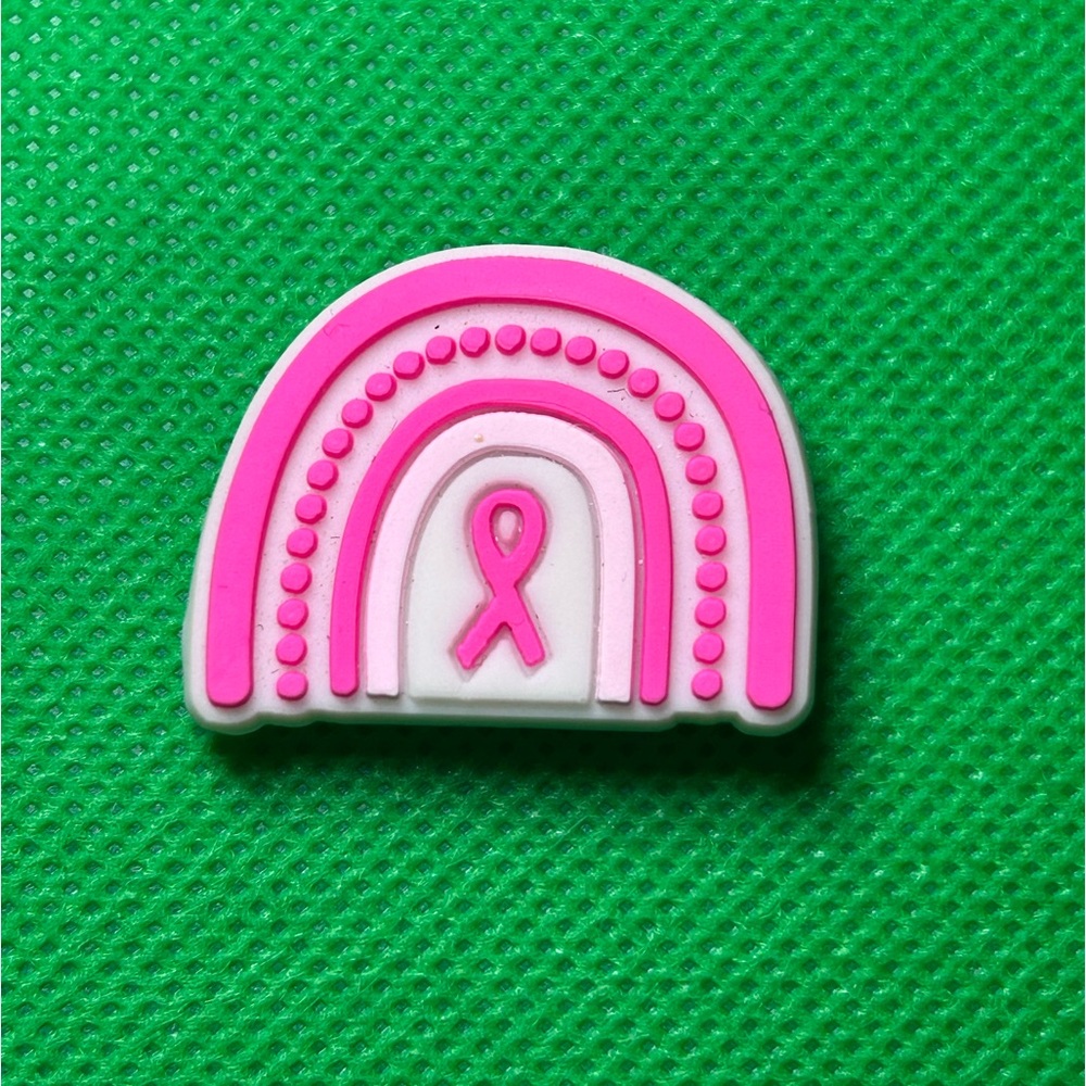 🌼 (5/$10 or 10/$15) NEW “Breast Cancer” 🎀 Croc Charm Collection